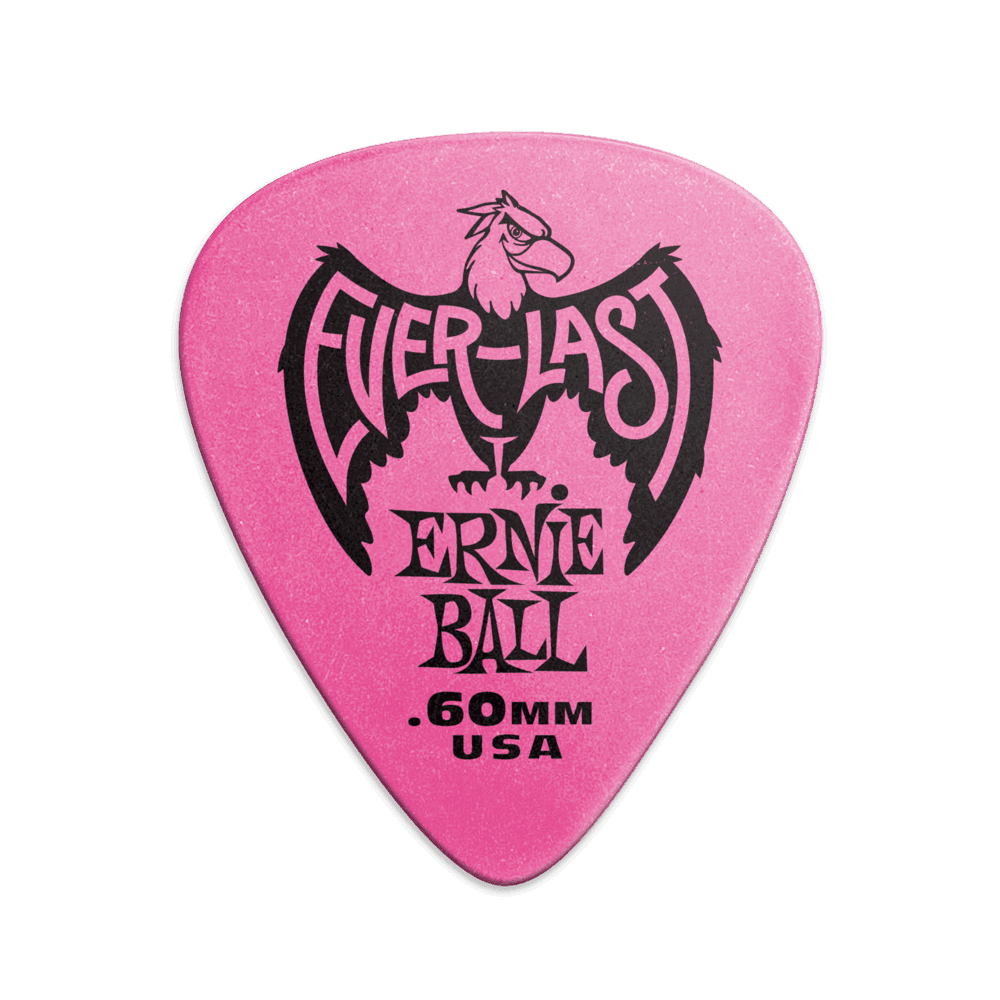 Ernie Ball 9179 Everlast 0.6mm Picks, 12 Pack