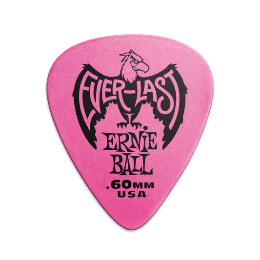 Ernie Ball 9179 Everlast 0.6mm Picks, 12 Pack