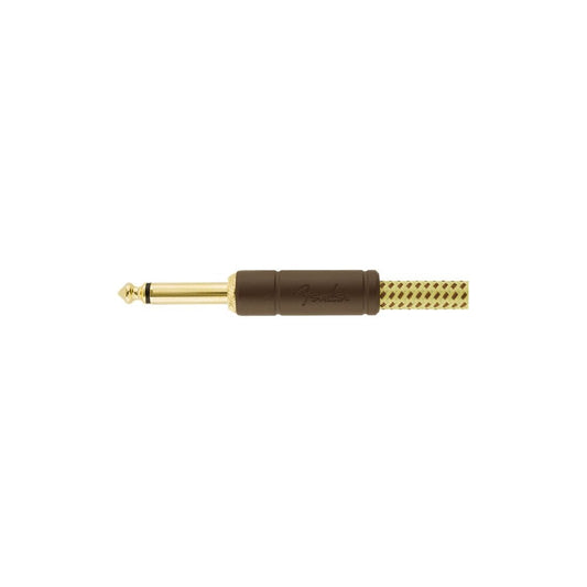 Fender Deluxe Series Instrument Cable, Straight/Straight, 10', Tweed
