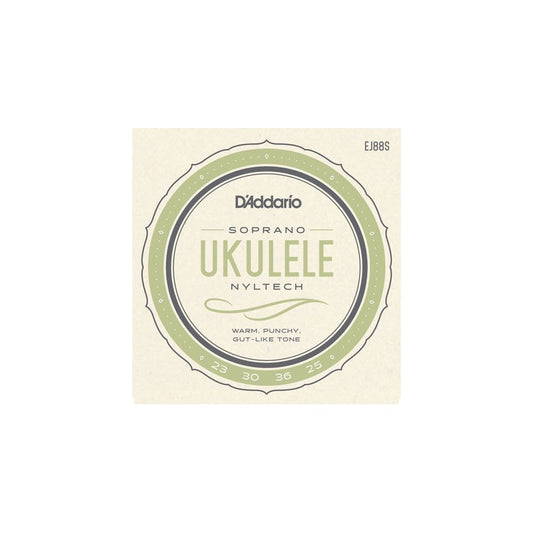 D'Addario EJ88S Nyltech Ukulele Strings, Soprano