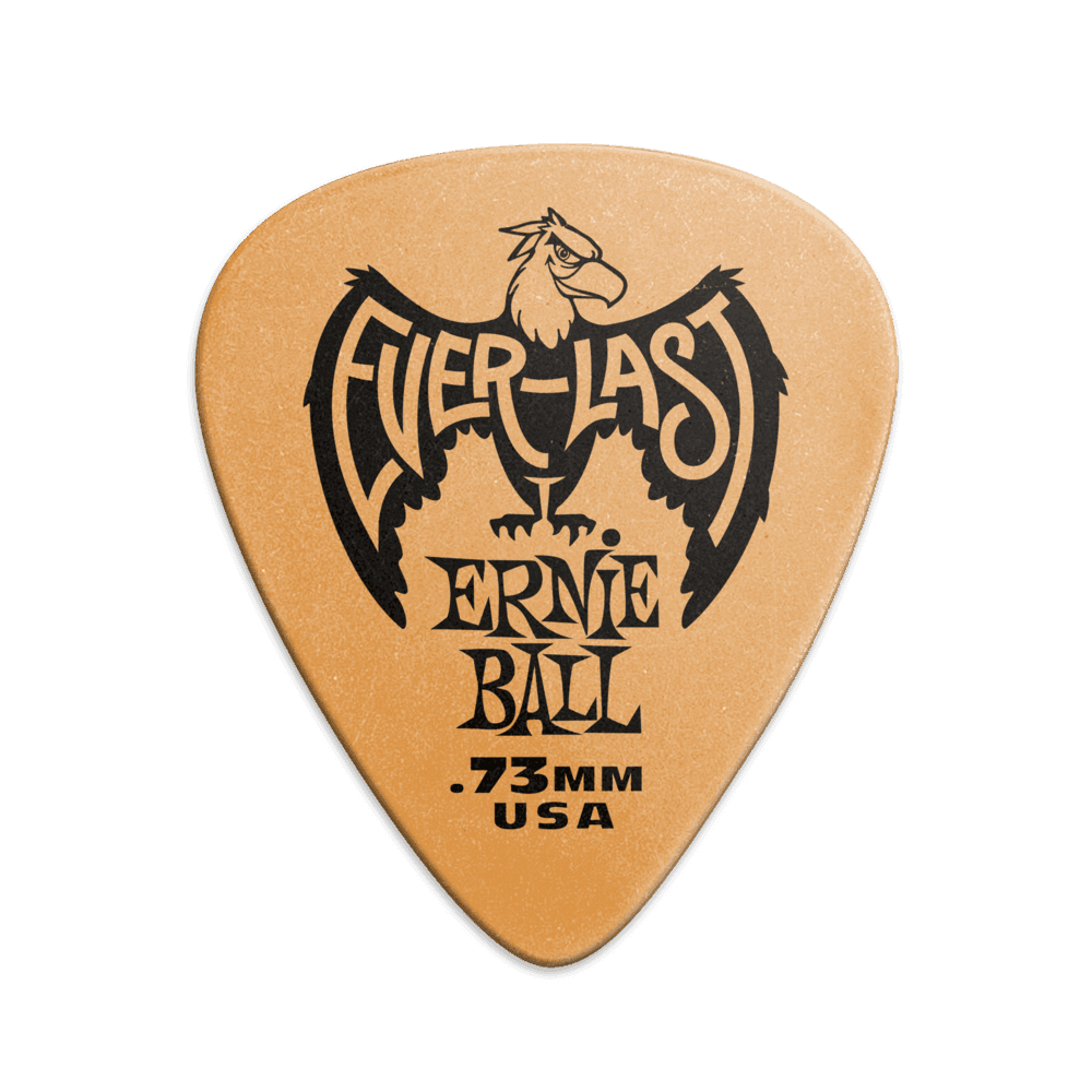 Ernie Ball 9190 Everlast 0.73mm Picks, 12 Pack