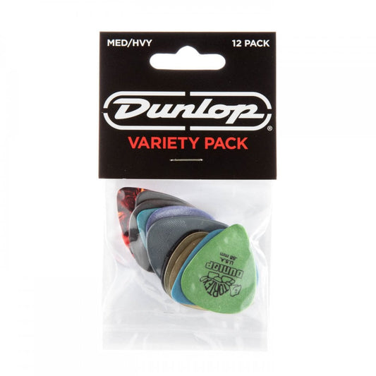 Dunlop PVP102 Medium/Heavy Guitar Pick Variety 12 Pack