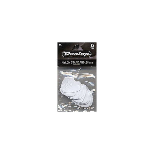 Dunlop Nylon Standard Guitar Picks 0.38mm, 12 Pack