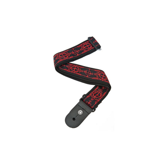 D'Addario 50mm Woven Guitar Strap, Voodoo