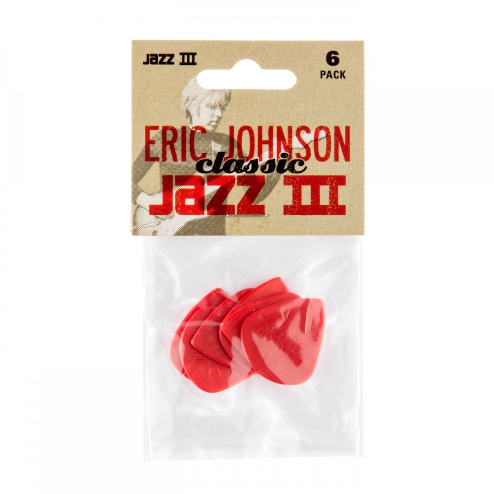 Dunlop Eric Johnson Jazz III Pick 6 Pack