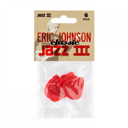 Dunlop Eric Johnson Jazz III Pick 6 Pack