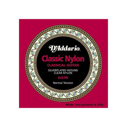 D'Addario EJ27N Student Nylon Classical Guitar Strings, Normal Tension
