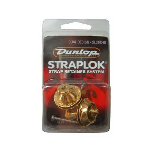 Jim Dunlop Dual Strap Locks Gold