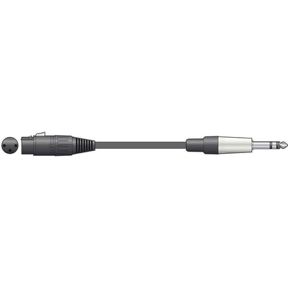 Chord XLR Female TO 6.3mm TRS Jack 3M Cable