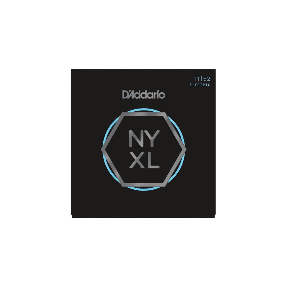 D'Addario NYXL1152 Nickel Wound, Medium Top / Heavy Bottom, 11-52