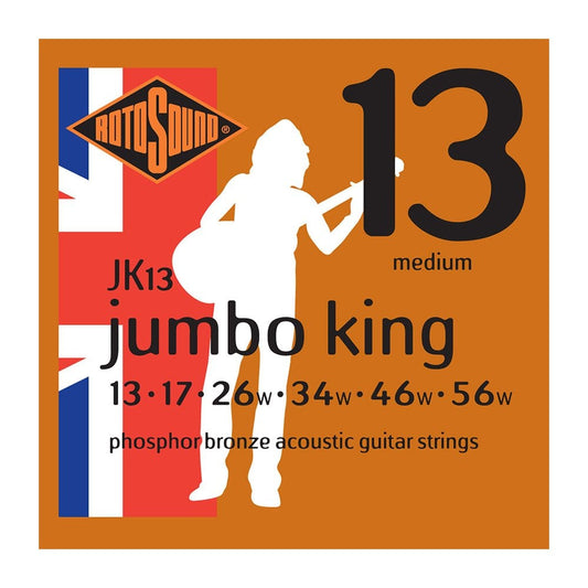 Rotosound JK13 Medium Acoustic Strings 13-56