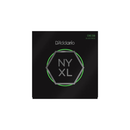 D'Addario NYXL0838 Nickel Wound, Extra Super Light, 08-38