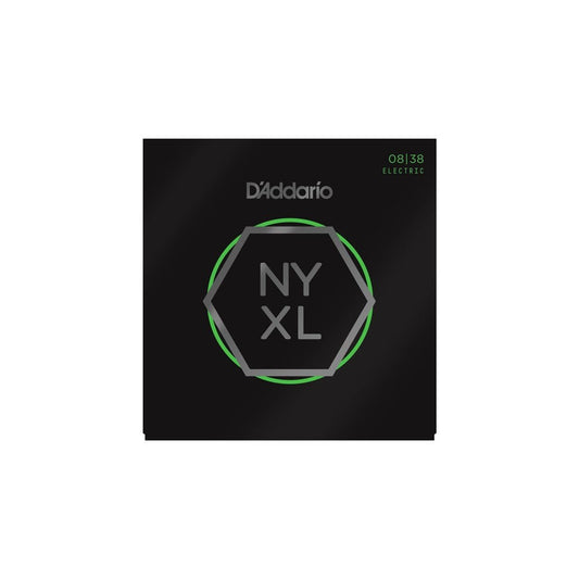 D'Addario NYXL0838 Nickel Wound, Extra Super Light, 08-38