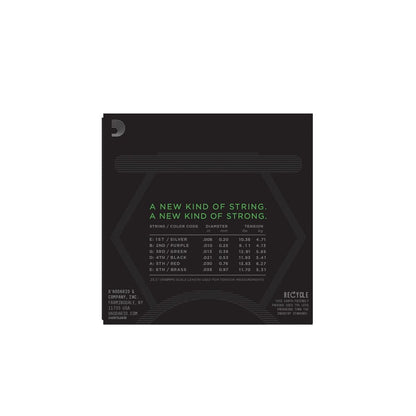 D'Addario NYXL0838 Nickel Wound, Extra Super Light, 08-38
