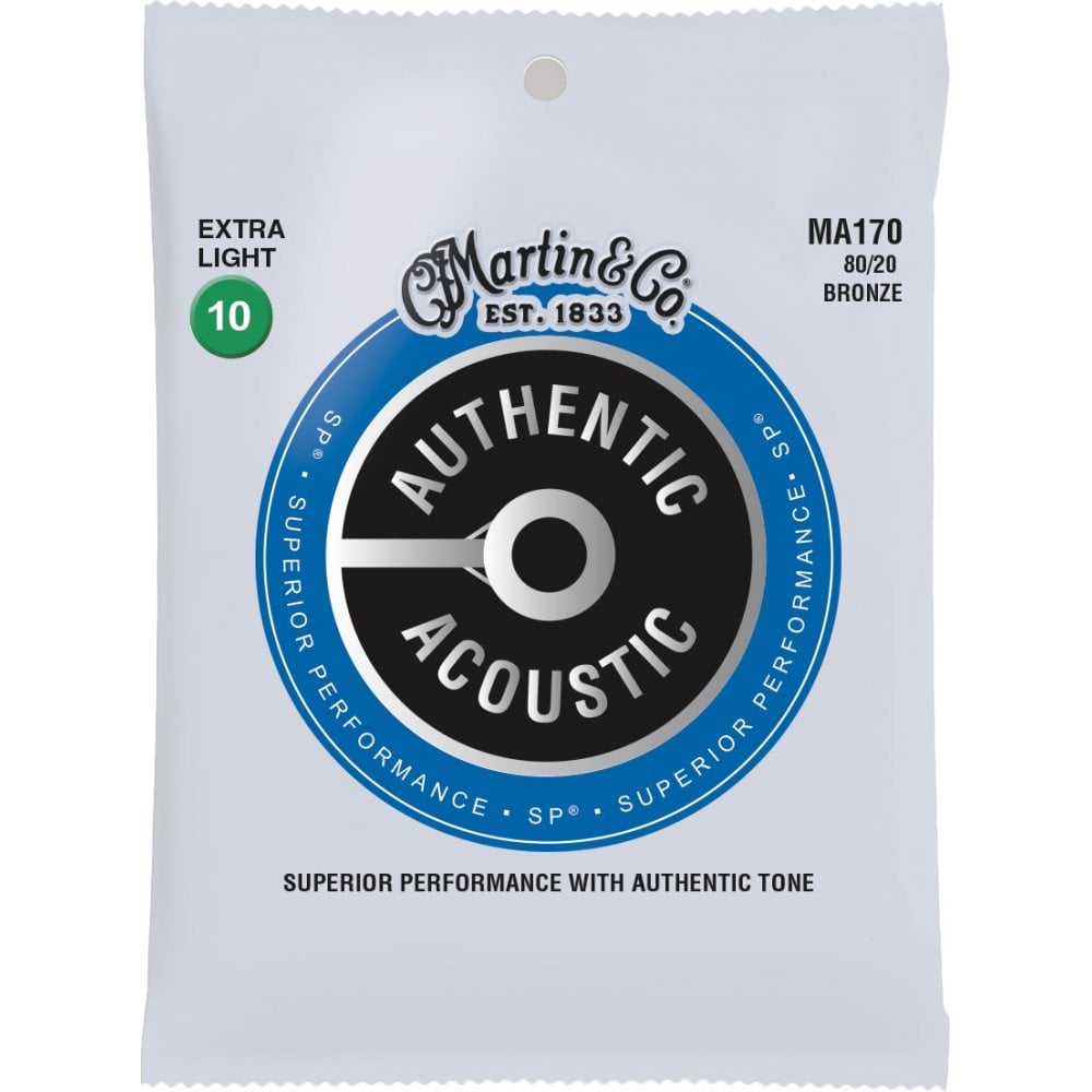 Martin MA170 Authentic Acoustic SP 80/20 Bronze, Extra Light, 10-47