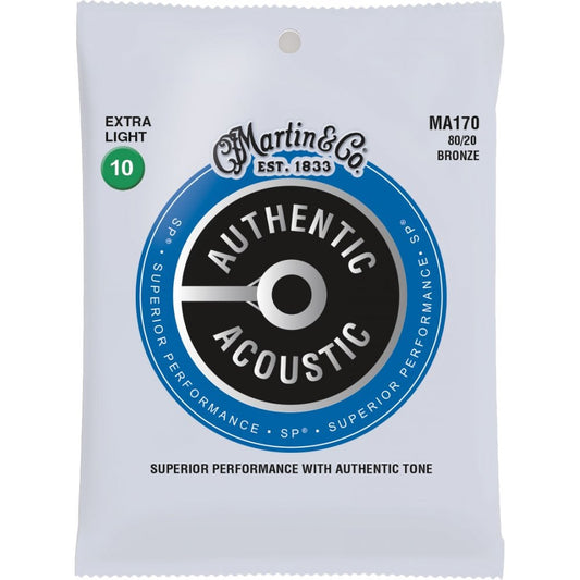Martin MA170 Authentic Acoustic SP 80/20 Bronze, Extra Light, 10-47