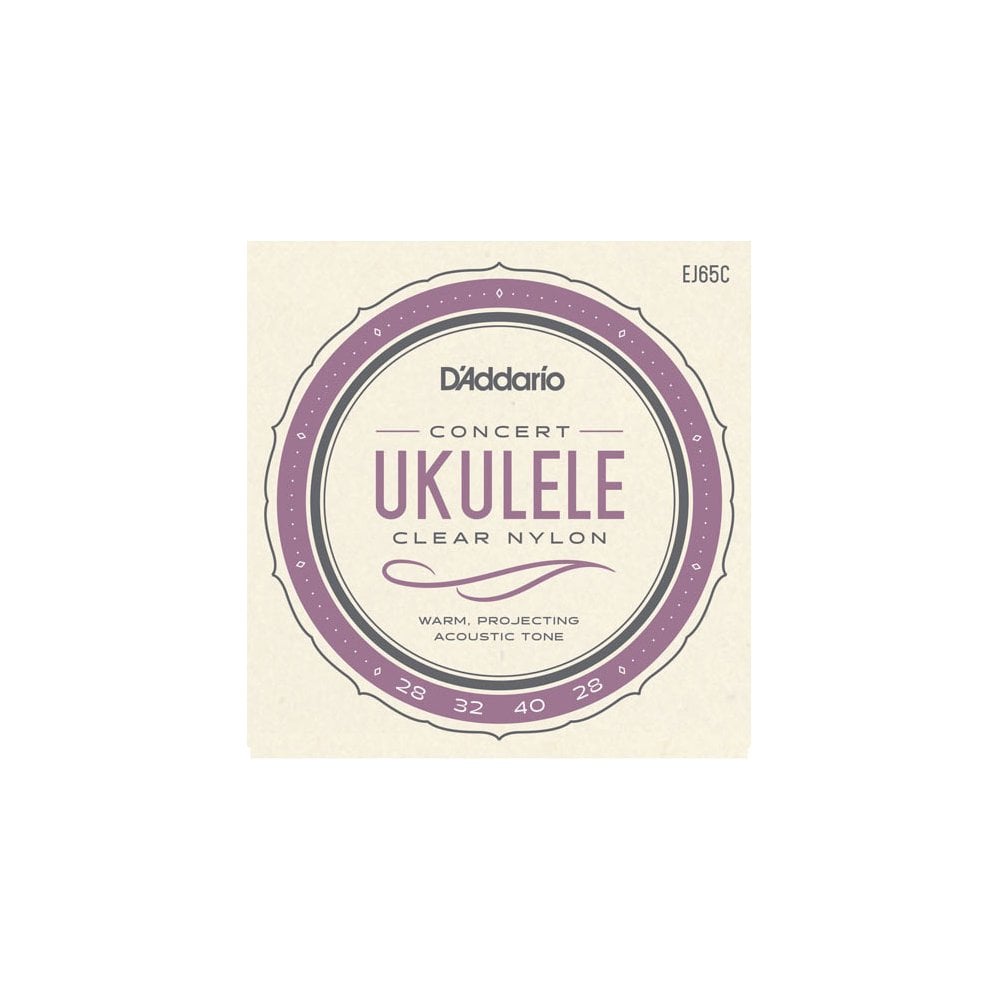 D'addario EJ65C Pro Art√© Custom Extruded Ukulele Strings Concert