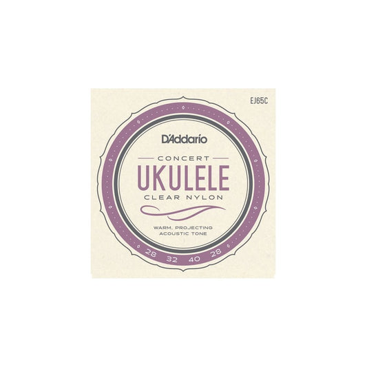 D'addario EJ65C Pro Art√© Custom Extruded Ukulele Strings Concert