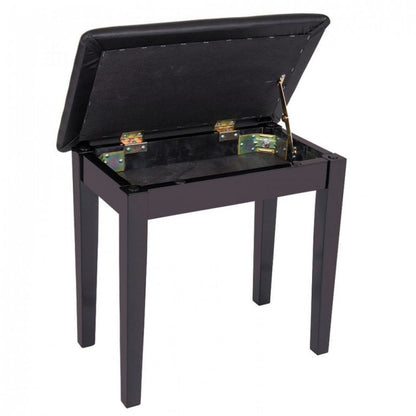 Kinsman KPB01 Piano Bench with Storage, Brown