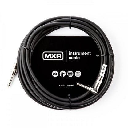 MXR Standard Instrument Cable 20ft Straight Jack - Angled Jack