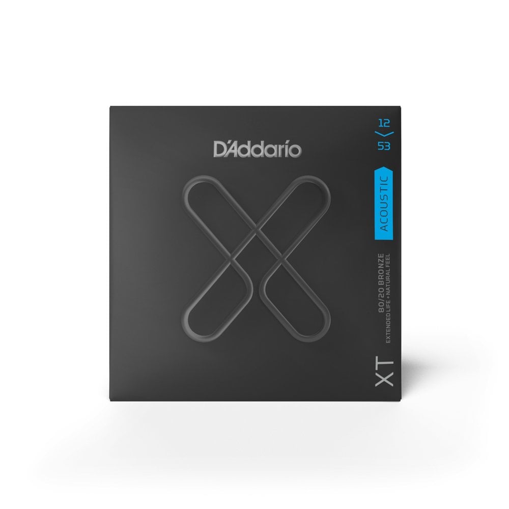 D'addario XTABR1253, XT Acoustic 80/20 Bronze, Light, 12-53