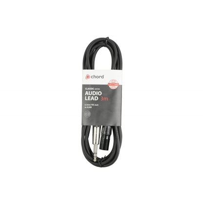 Chord 6.3mm TRS JACK to XLR Male 3m Cable