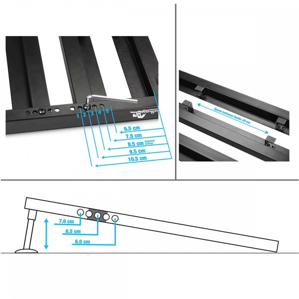 Palmer Pedalbay 60 Lightweight Adjustable Pedalboard