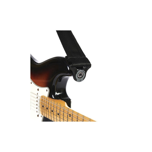 D'Addario Auto Lock Guitar Strap, Black