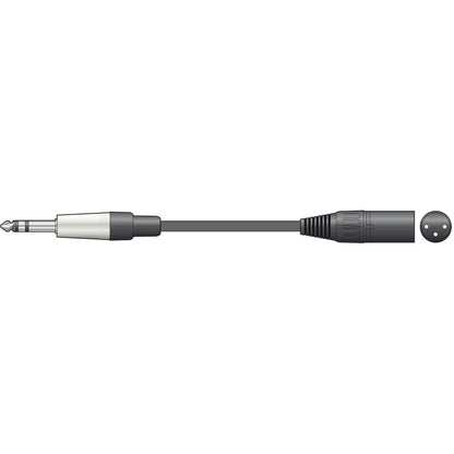 Classic Audio Leads 6.3mm TRS Jack Plug - XLR Male