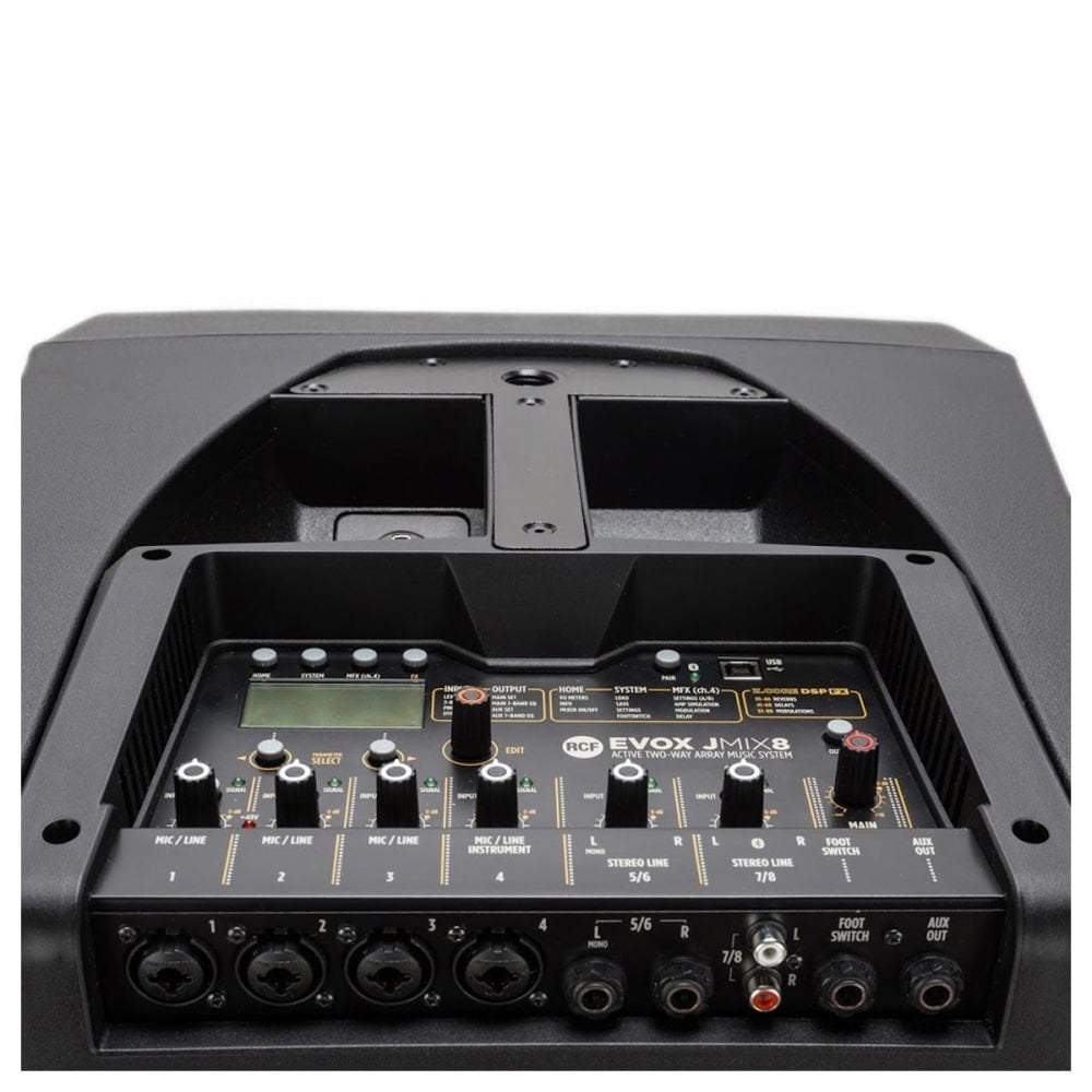 RCF EVOX JMIX8 Column PA System with Digital Mixer