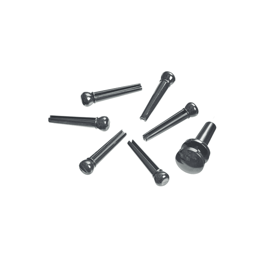 D'Addario PWPS9 Molded Bridge and End Pins Set Ebony