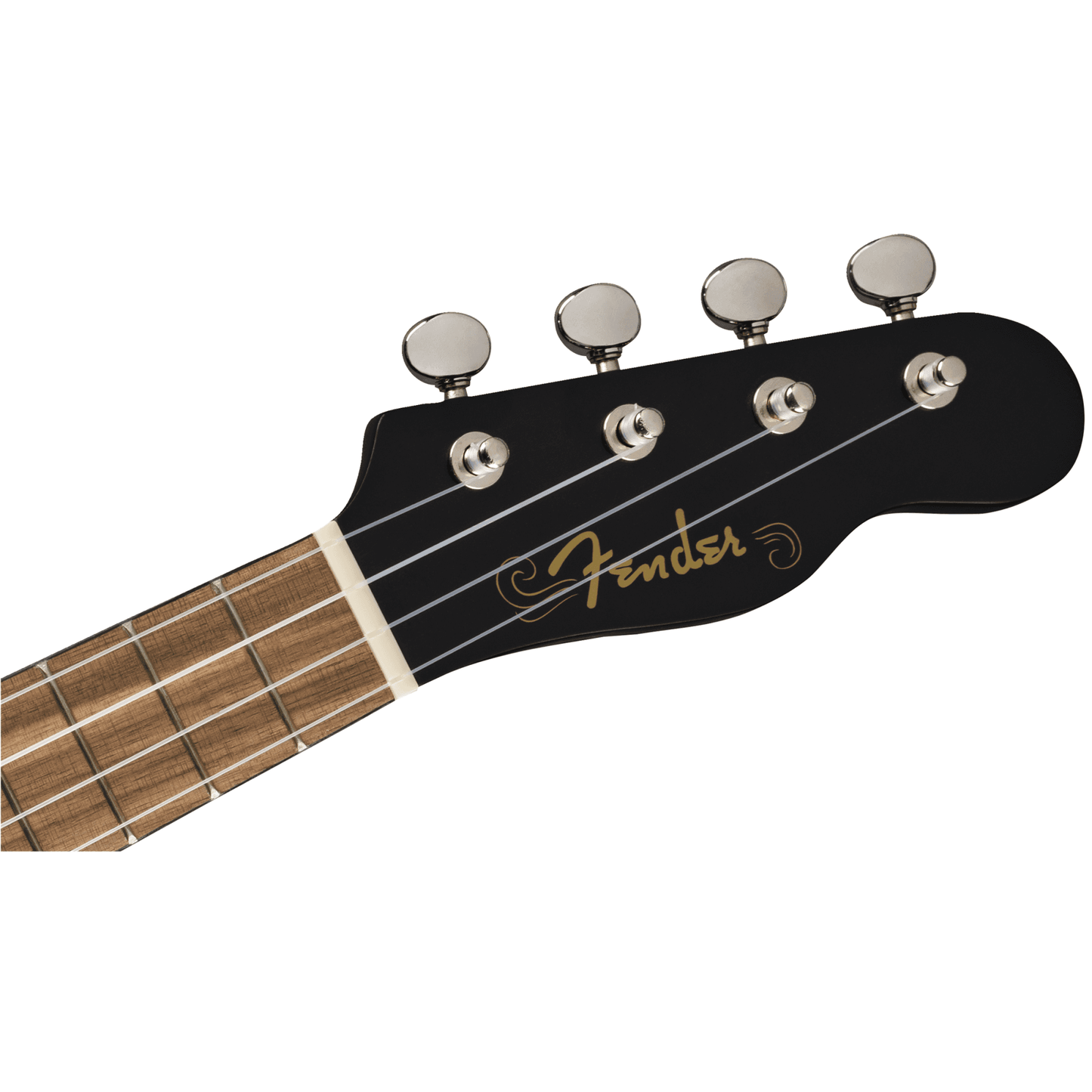 Fender Venice Soprano Ukulele, Walnut Fingerboard, Black
