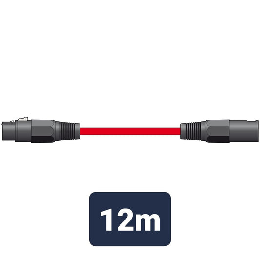 Chord Classic Microphone Lead XLR Female - XLR Male 12m