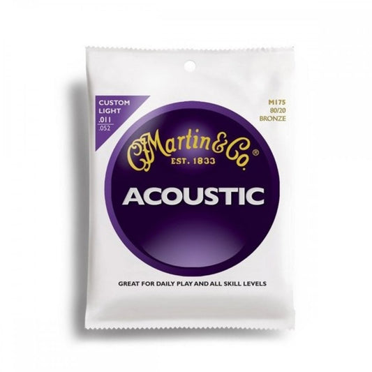 Martin M175 Bronze Acoustic Guitar Strings 11-52