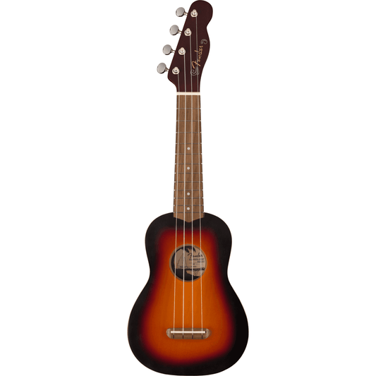 Fender Venice Soprano Ukulele, 2-Tone Sunburst