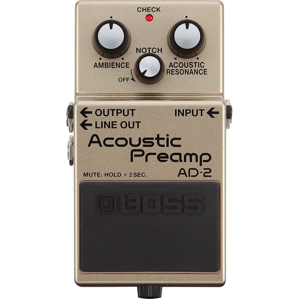 Boss AD-2 Acoustic Preamp Simulator Pedal