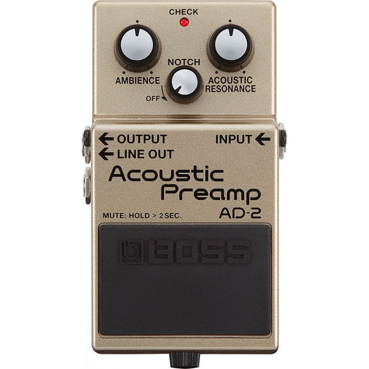 Boss AD-2 Acoustic Preamp Simulator Pedal
