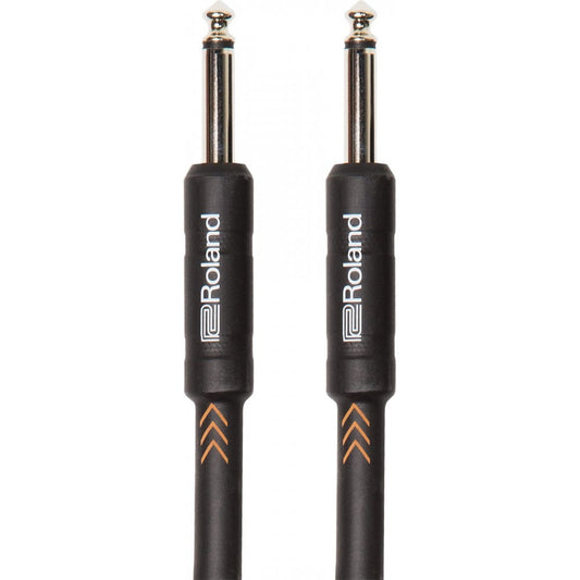 Roland, Straight 1/4-inch, 10 ft./3 m Length, Black Series Instrument Cable