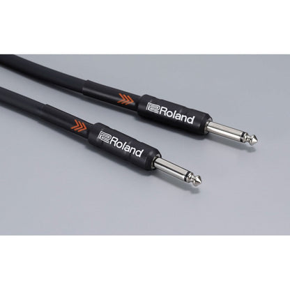 Roland, Straight 1/4-inch, 10 ft./3 m Length, Black Series Instrument Cable