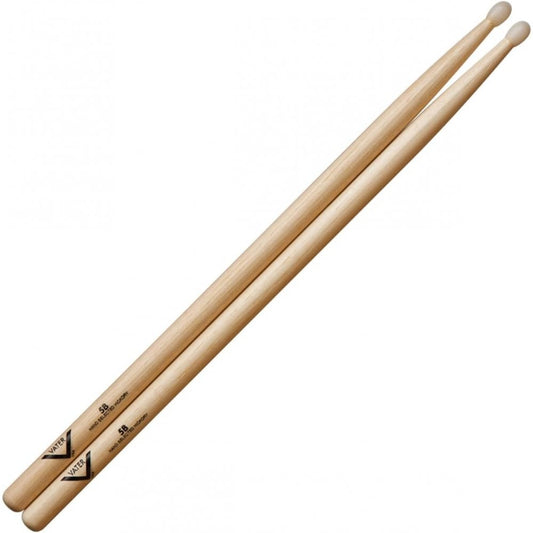 Vater 5B Nylon Tip Hickory Drumsticks