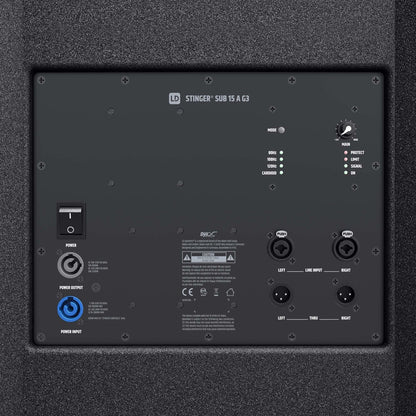 LD Systems Stinger Sub 15 A G3 Active 15" Bass-Reflex PA subwoofer