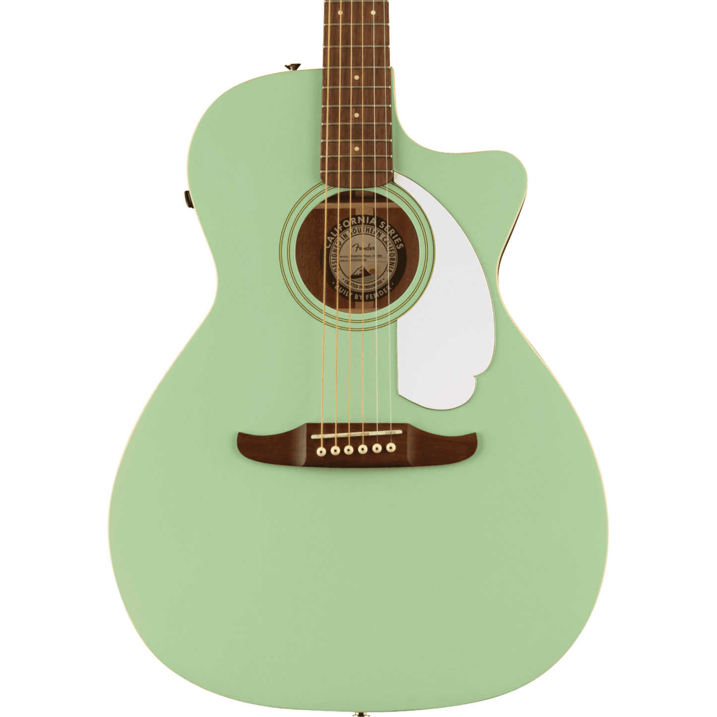 Fender Newporter Player Electro-Acoustic, Surf Green