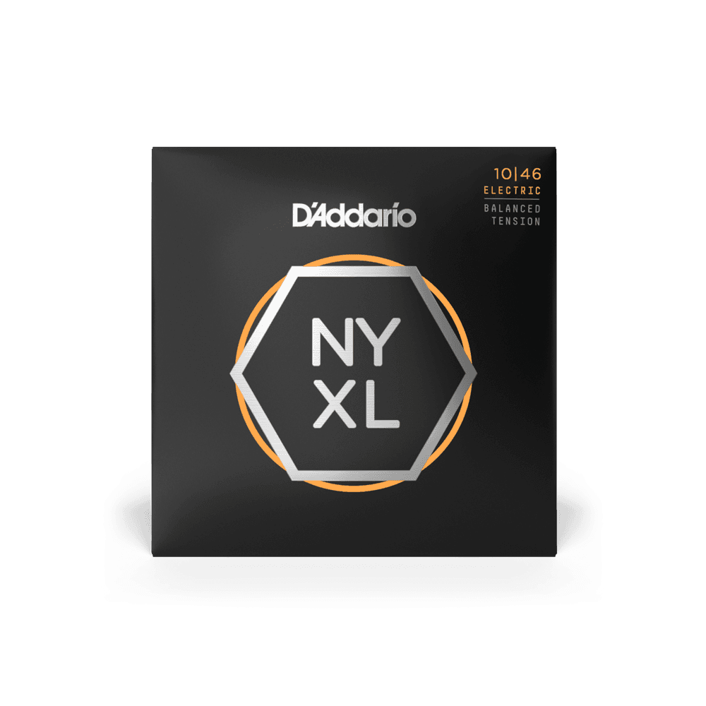 D'addario NYXL1046BT, Regular Light Balanced Tension Electric Guitar Strings, 10-46
