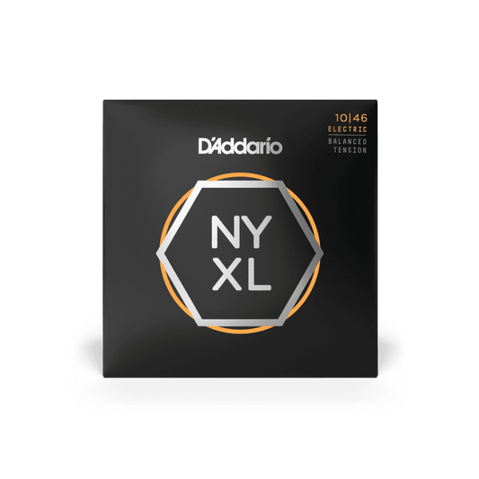 D'addario NYXL1046BT, Regular Light Balanced Tension Electric Guitar Strings, 10-46