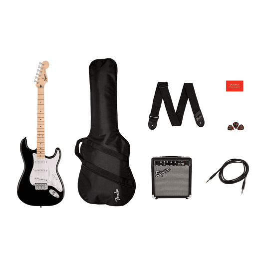 Squier Sonic Stratocaster Pack, Black (B-Stock)