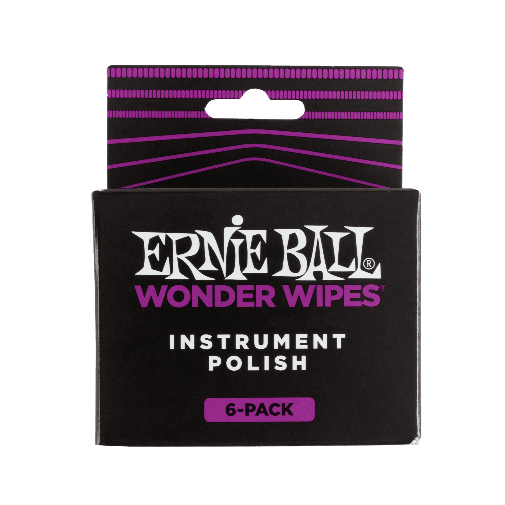 Ernie Ball Wonder Wipes Instrument Polish, 6 Pack