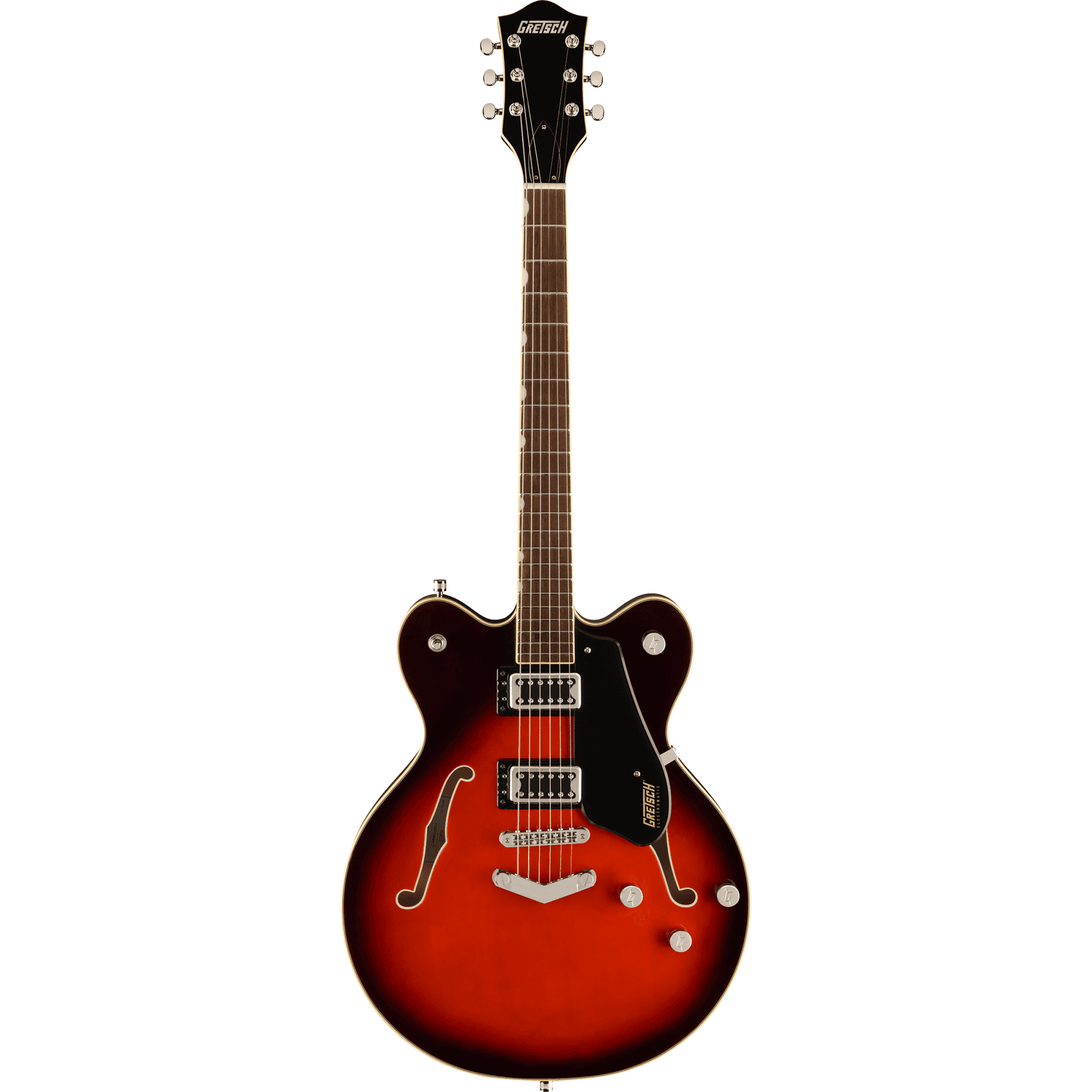 Gretsch G5622 Electromatic Center Block Double-Cut with V-Stoptail, Laurel Fingerboard, Claret Burst