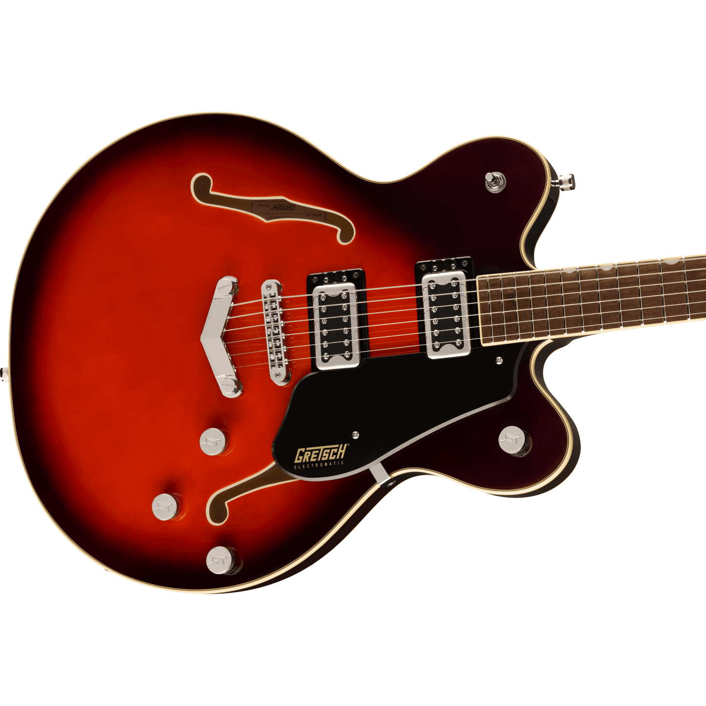 Gretsch G5622 Electromatic Center Block Double-Cut with V-Stoptail, Laurel Fingerboard, Claret Burst