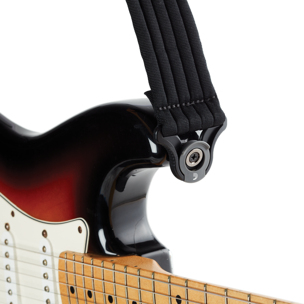 D'Addario Auto Lock Guitar Strap, Stripes