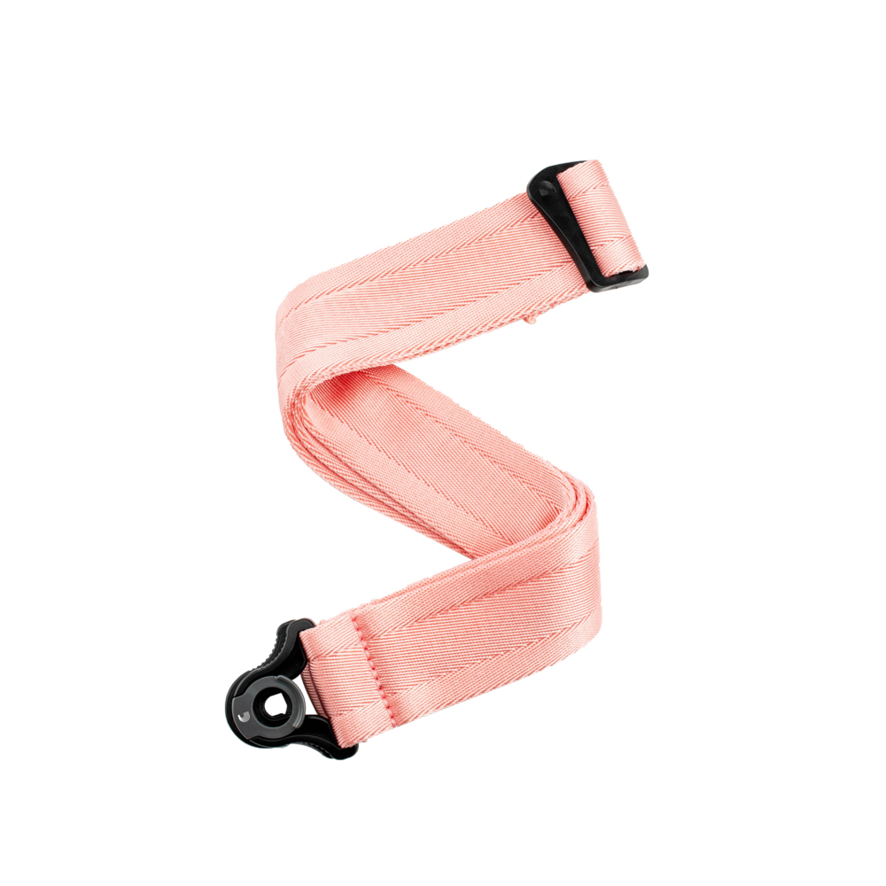 D'Addario 50BAL06 Auto Lock Guitar Strap, New Rose